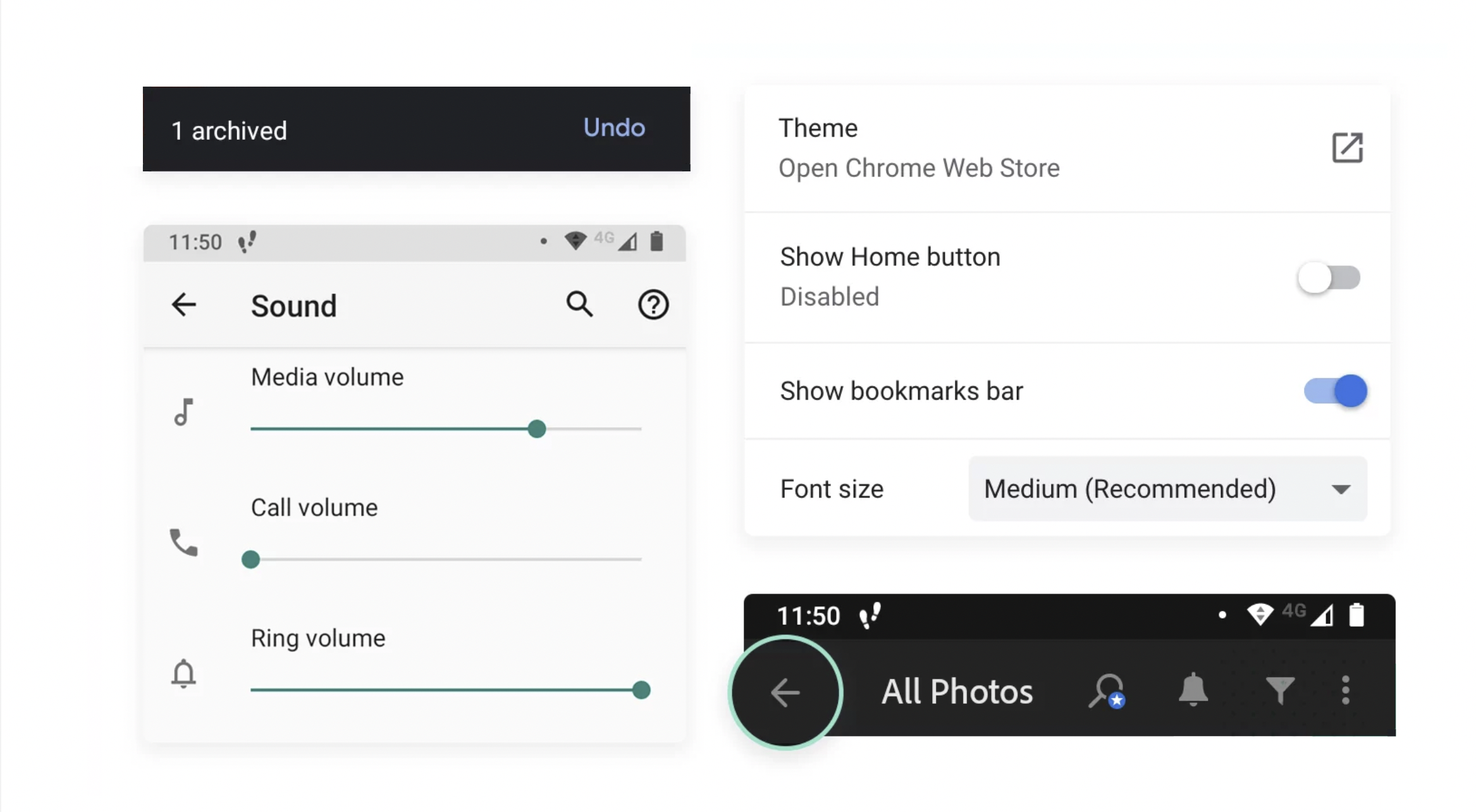 Bynder user-control and interface recommendations