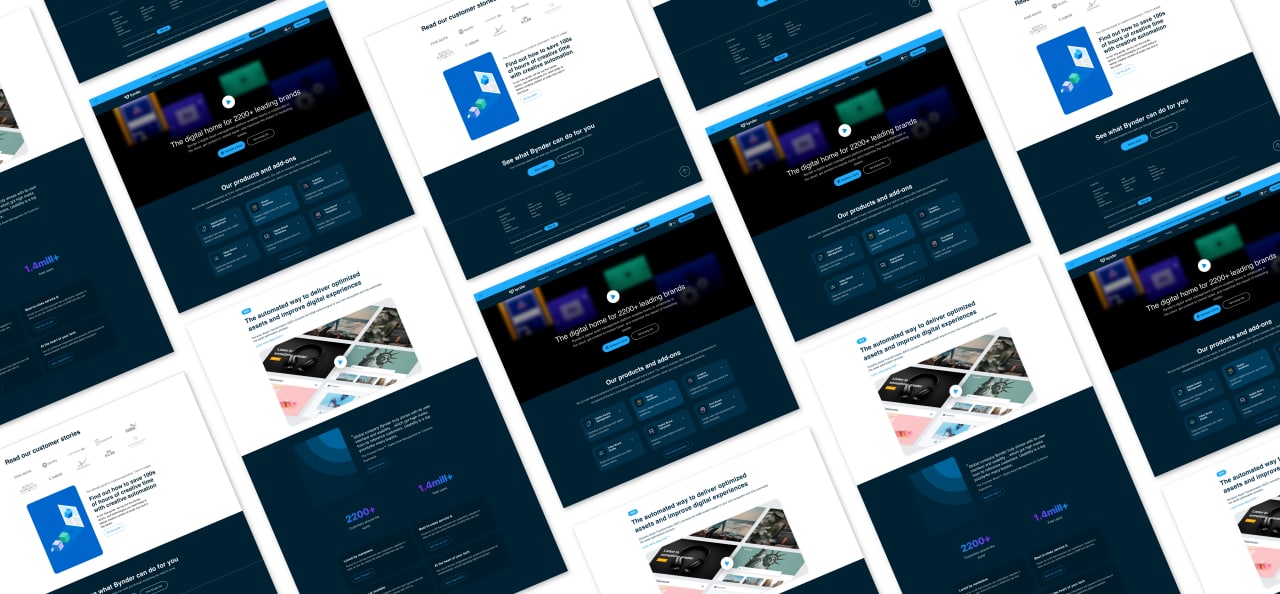 High-fidelity Bynder interface redesign