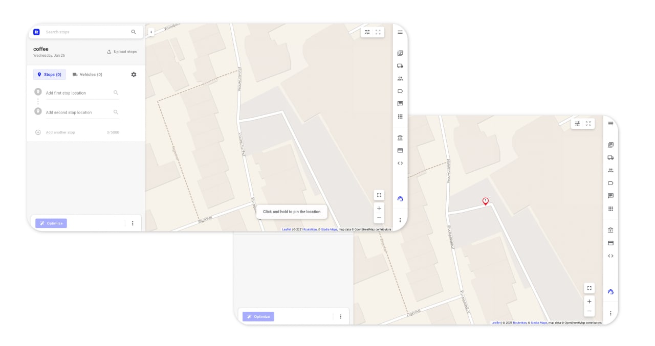 Routetitan design incorporating user feedback