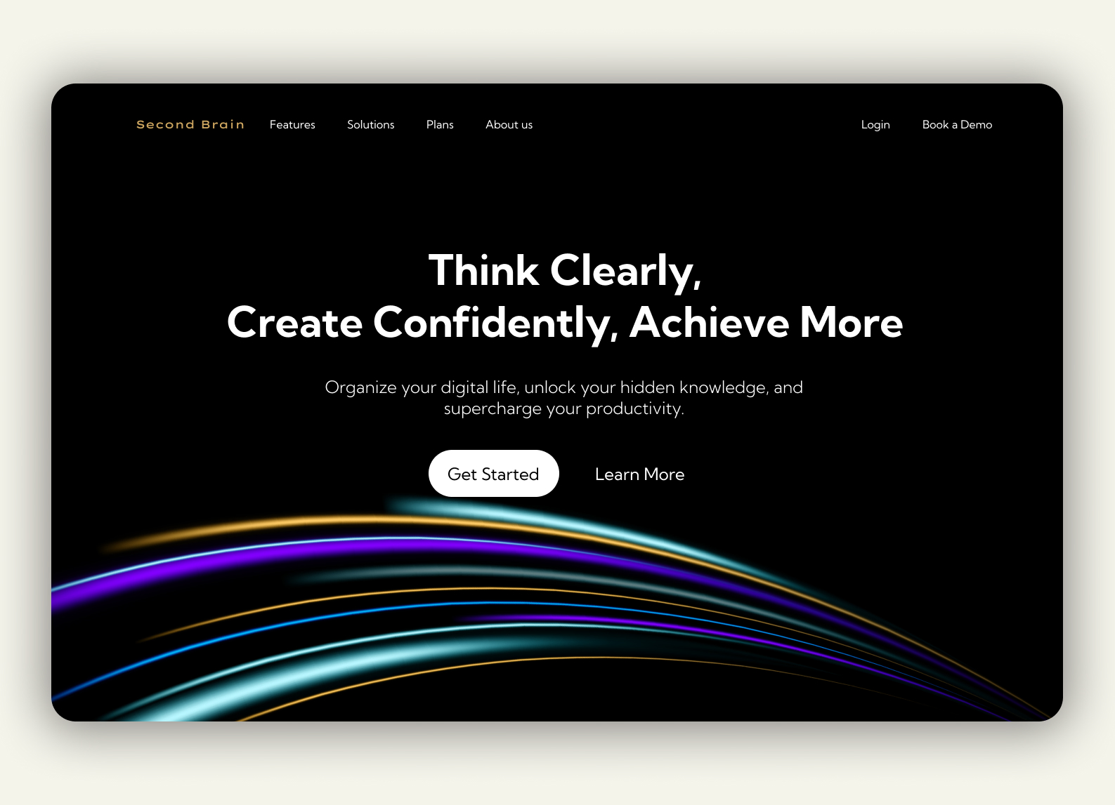 Second brain design concept